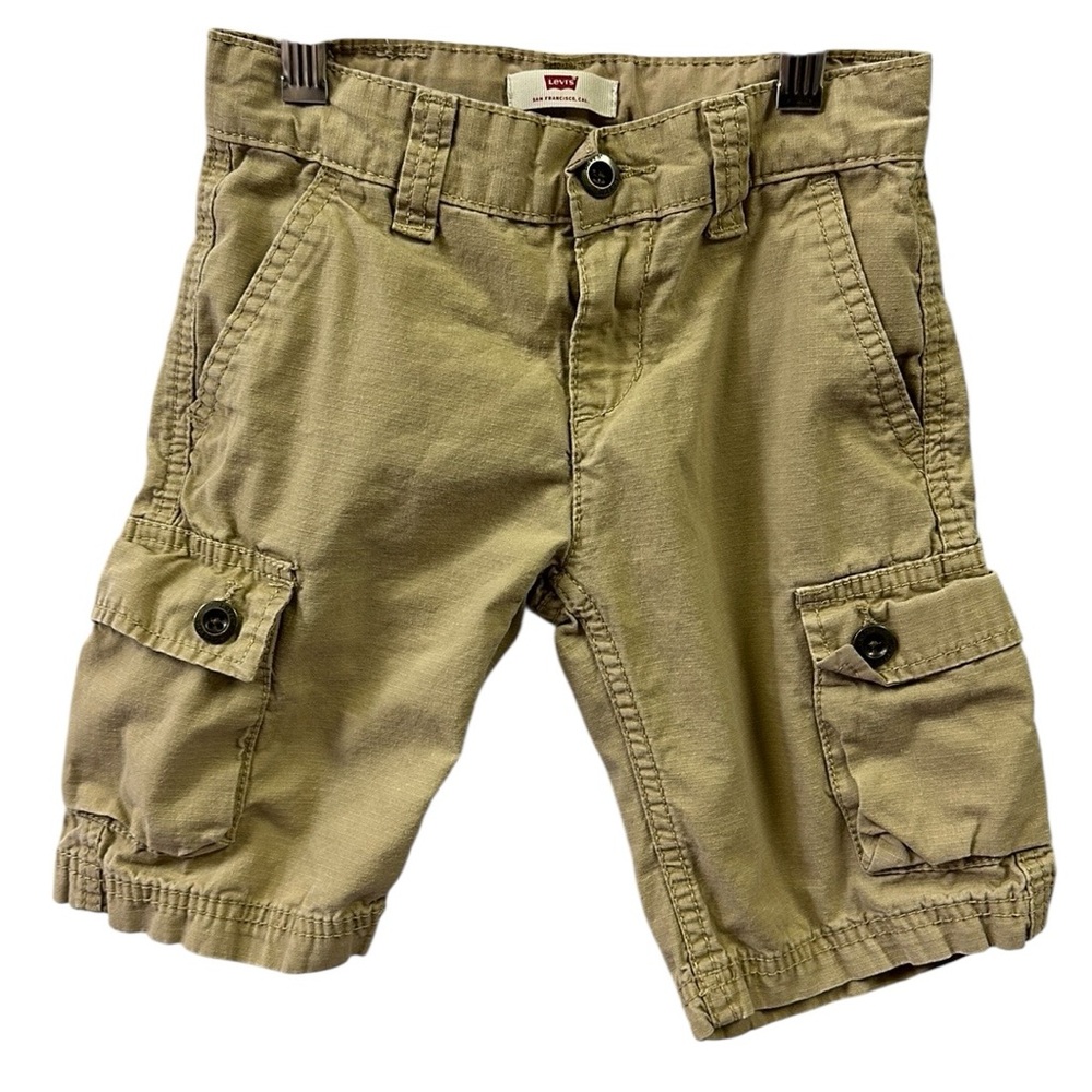 Levis Cotton Khaki Chino Cargo Shorts Boys 5 Regular